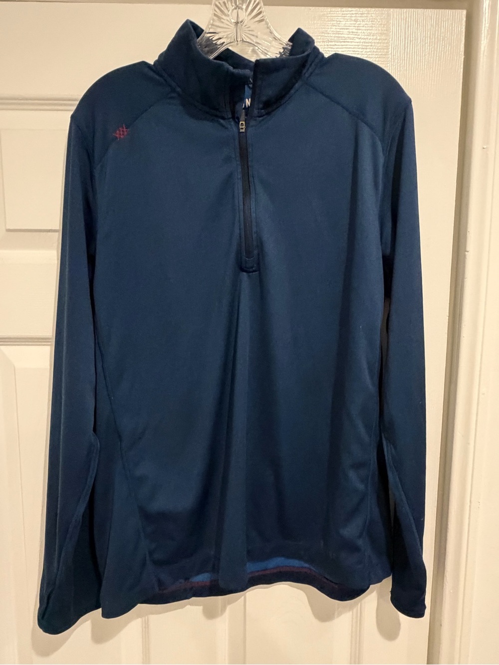 RHONE Navy Quarter-Zip Lightweight Pullover